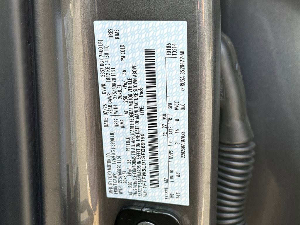 Used 2025 Ford F150 Lariat w/ Equipment Group 501A Mid AWD/4WD image 40