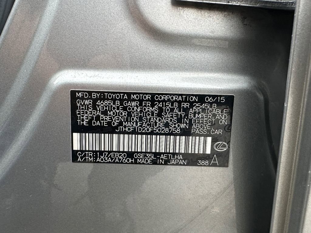 Used 2015 Lexus IS 250 AWD w/ F-Sport Package image 17