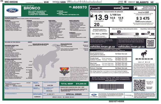 Used 2021 Ford Bronco Wildtrak image 5