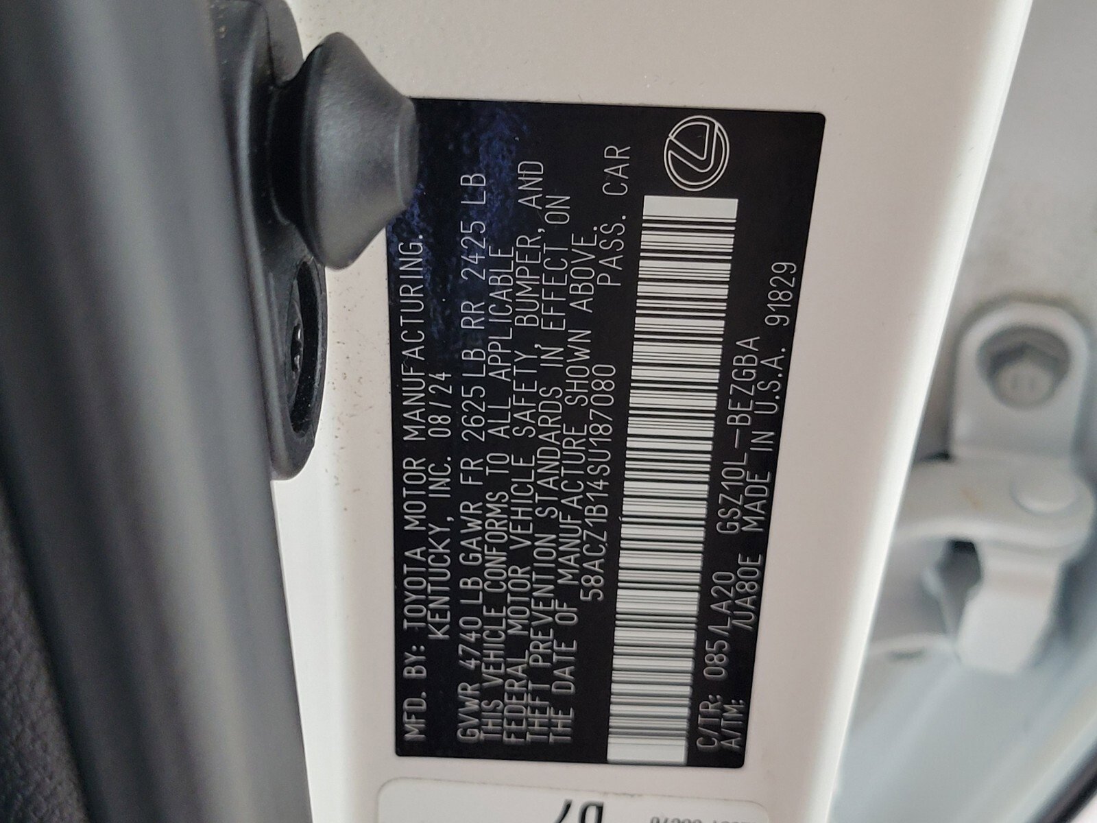 Certified 2025 Lexus ES 350 image 19