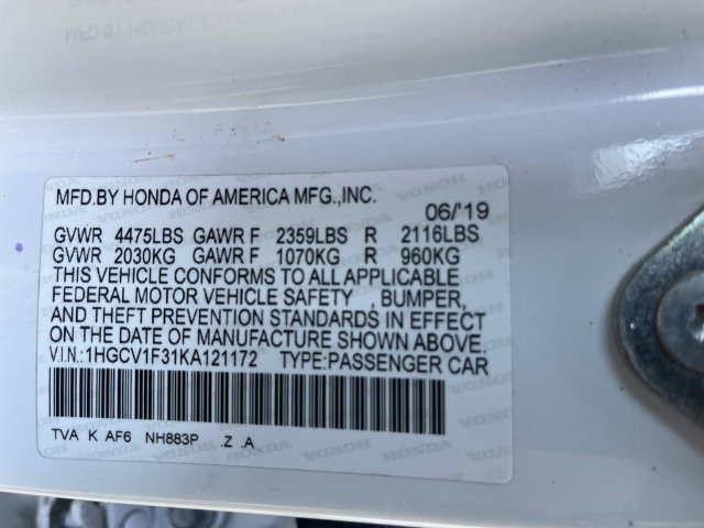 Used 2019 Honda Accord Sport image 32