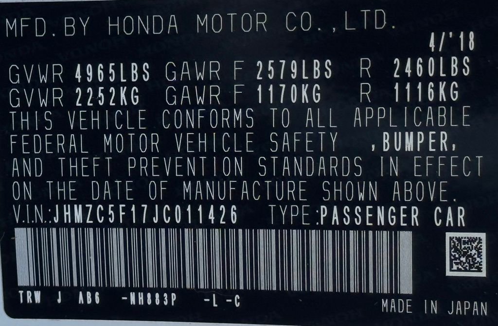 Used 2018 Honda Clarity Plug-In Hybrid image 23