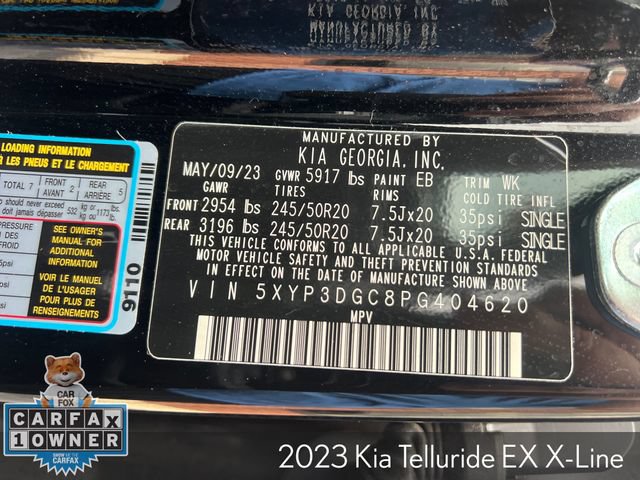 Used 2023 Kia Telluride EX X-Line AWD/4WD image 34