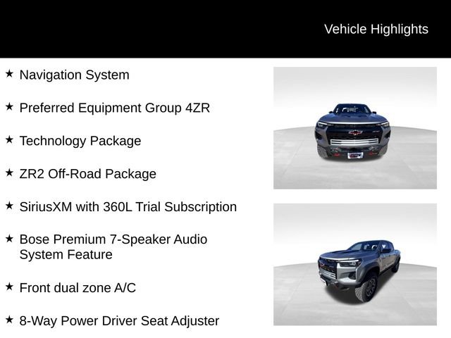 Used 2026 Chevrolet Colorado ZR2 w/ Technology Package image 12