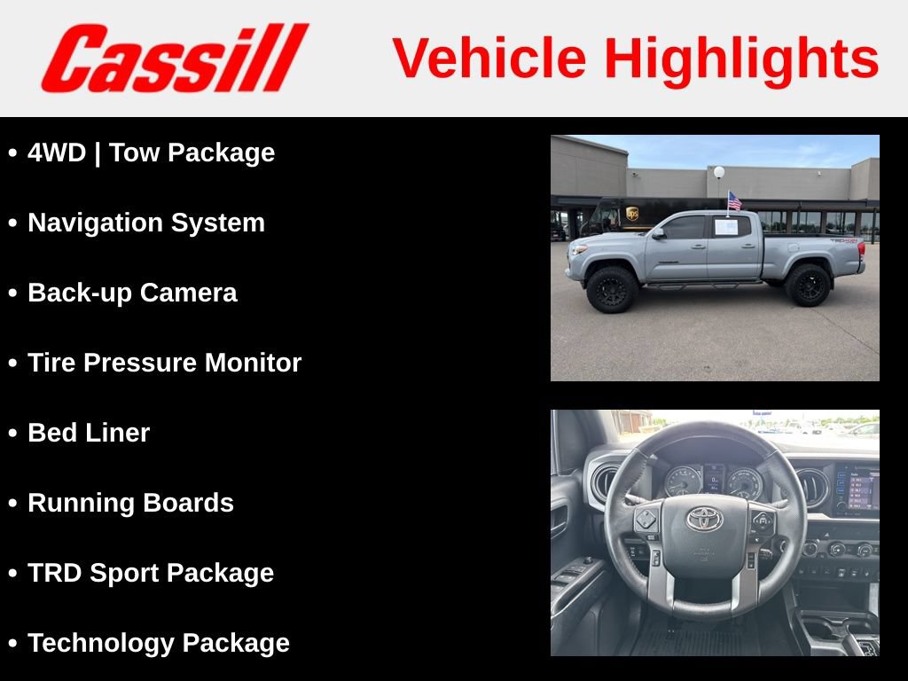 Used 2019 Toyota Tacoma TRD Sport w/ Technology Package AWD/4WD image 7
