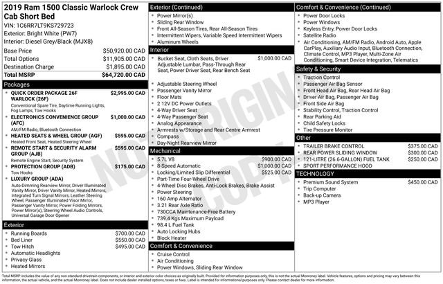 Used 2019 RAM 1500 Classic Warlock image 13