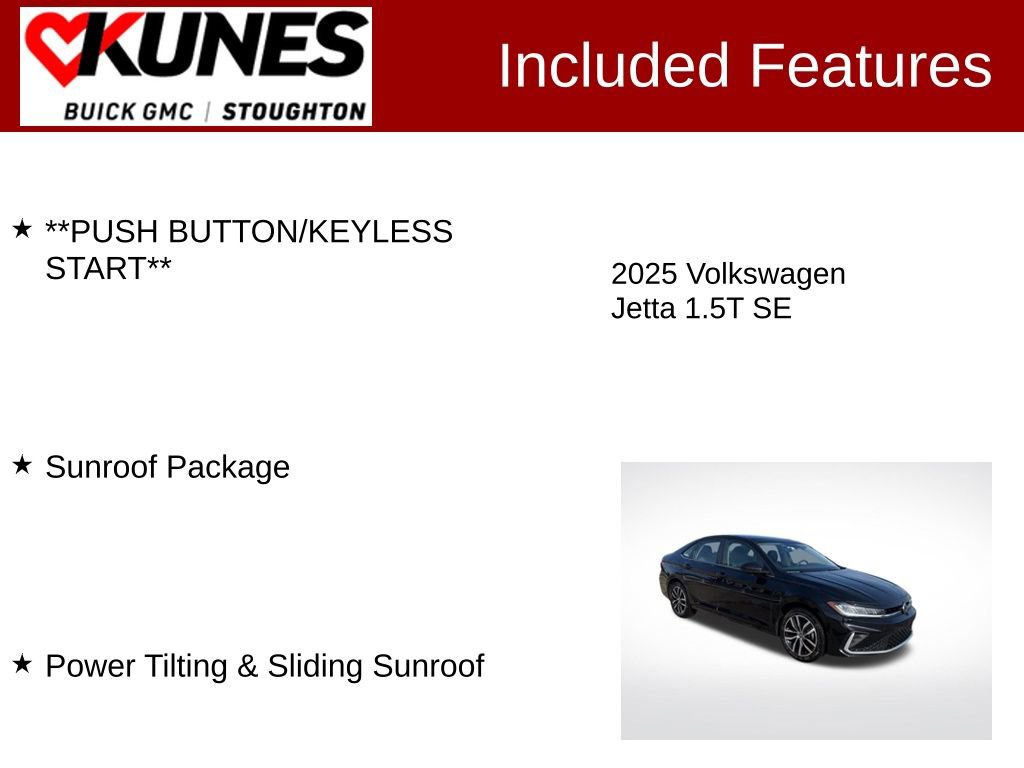 Used 2025 Volkswagen Jetta SE image 3