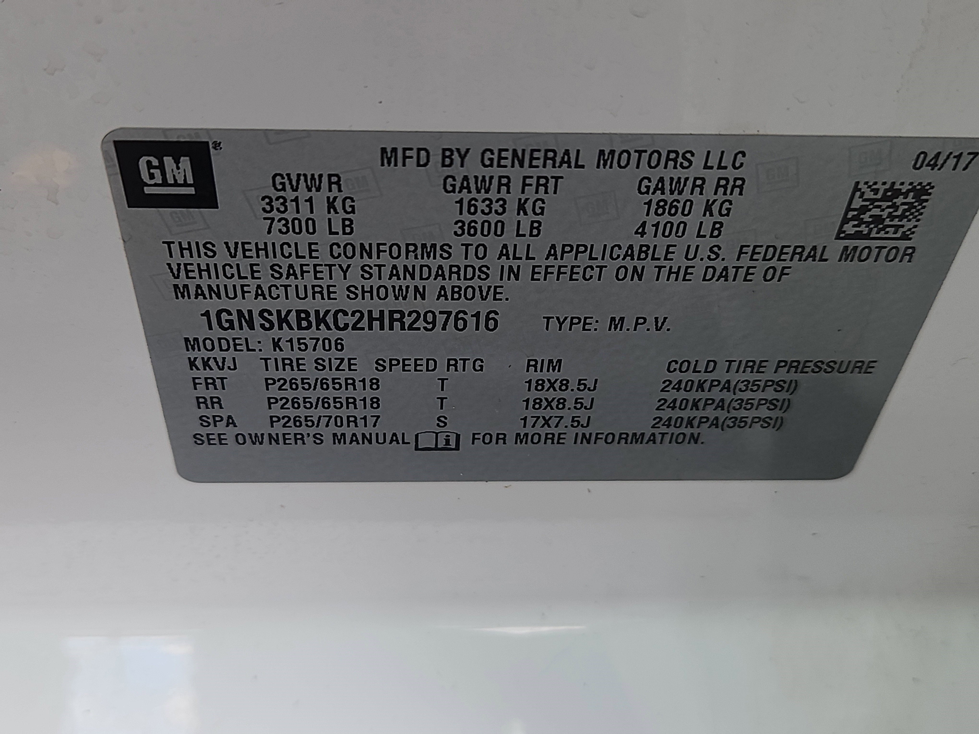 Used 2017 Chevrolet Tahoe LT image 8