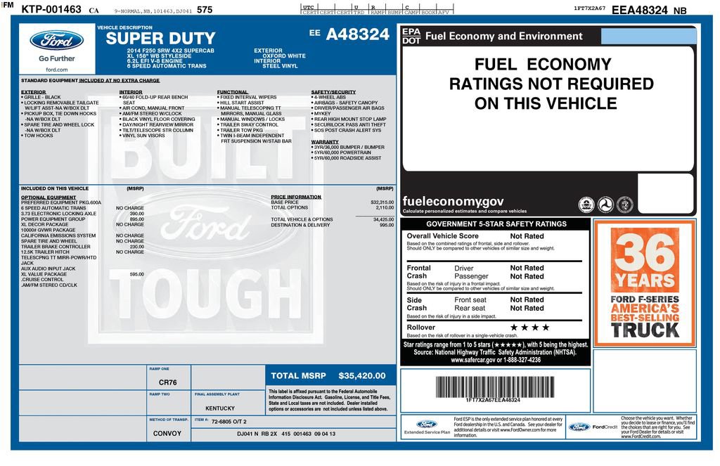 Used 2014 Ford F250 XL w/ Power Equipment Group RWD image 6