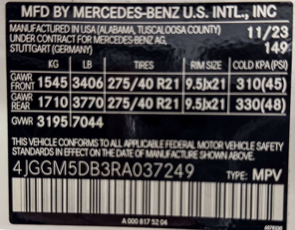 Used 2024 Mercedes-Benz EQE AMG 4MATIC SUV image 36