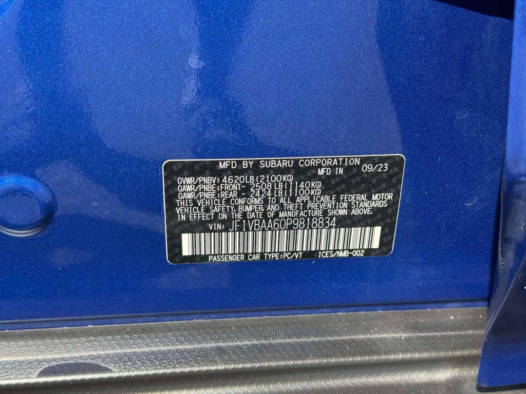 Used 2023 Subaru WRX AWD/4WD image 14