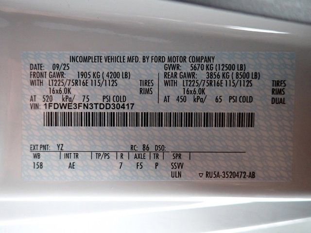 New 2026 Ford E-350 and Econoline 350 Super Duty w/ Power Equipment Group RWD image 18