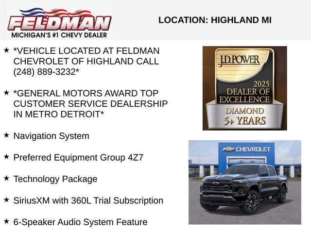New 2026 Chevrolet Colorado Z71 w/ Technology Package AWD/4WD image 3