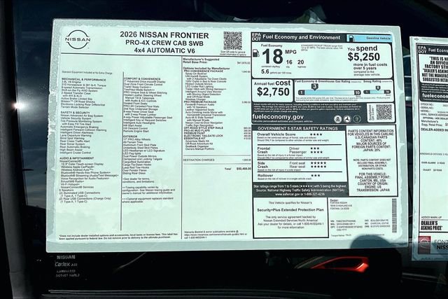 New 2026 Nissan Frontier PRO-4X w/ Pro Premium Package image 13