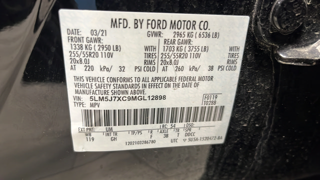 Used 2021 Lincoln Aviator Reserve w/ Class IV Trailer Tow Package AWD/4WD image 27