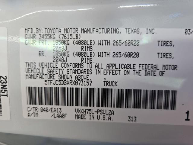 Used 2024 Toyota Tundra Limited w/ Power Package image 34