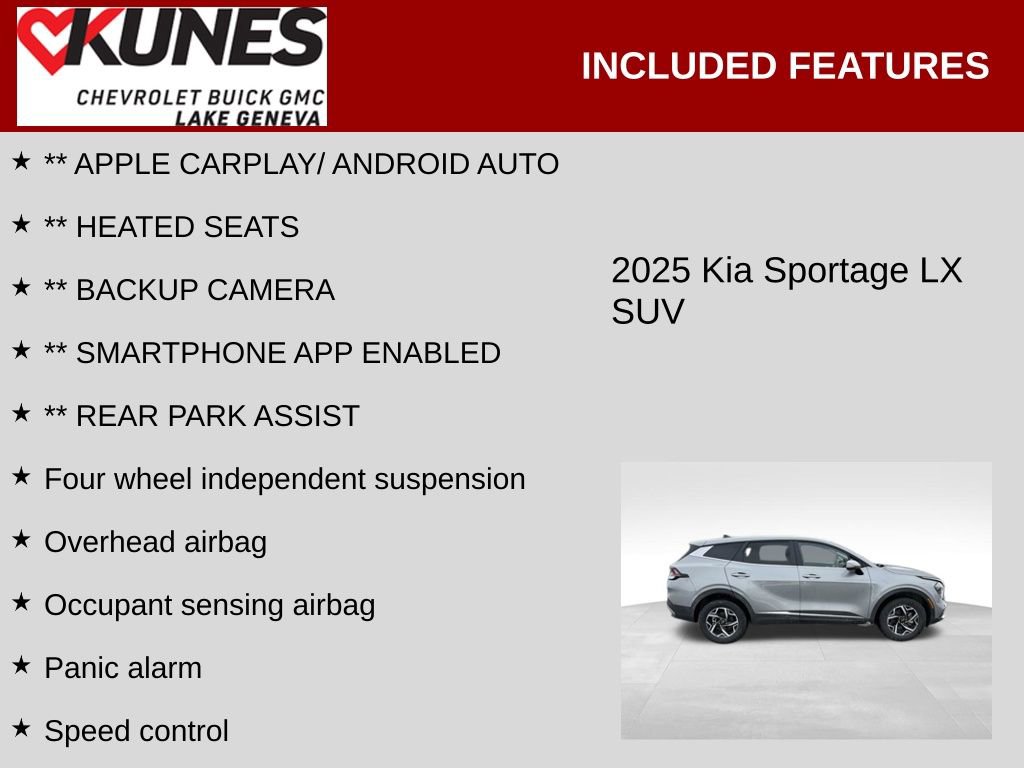 Used 2025 Kia Sportage LX image 2