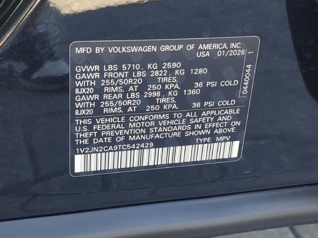 New 2026 Volkswagen Atlas SE FWD image 35