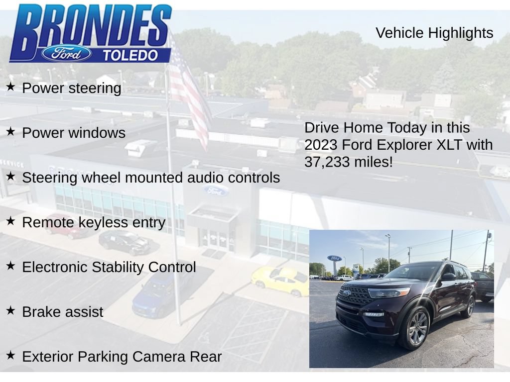 Used 2023 Ford Explorer XLT w/ Equipment Group 202A AWD/4WD image 17