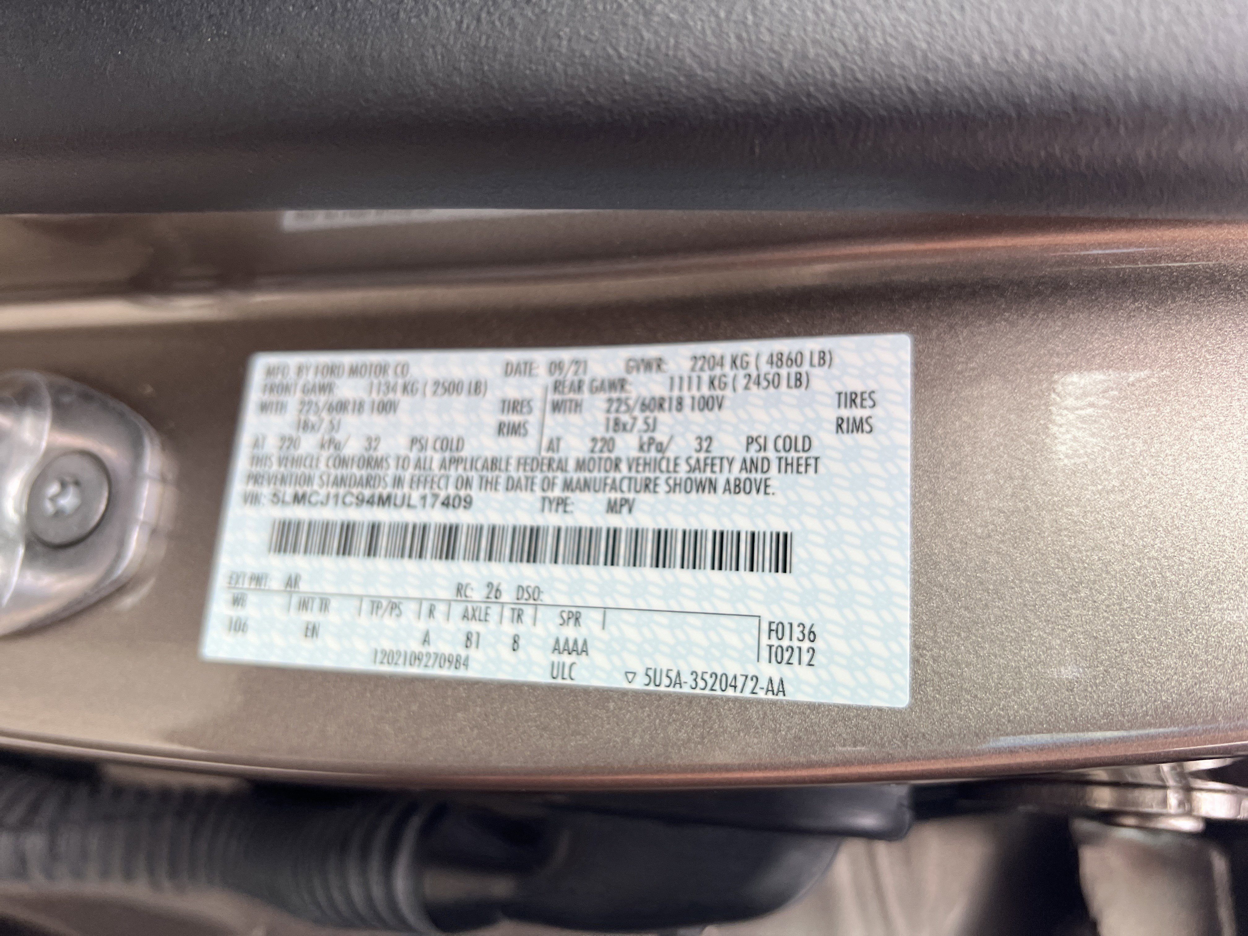 Used 2021 Lincoln Corsair FWD w/ Equipment Group 101A image 34