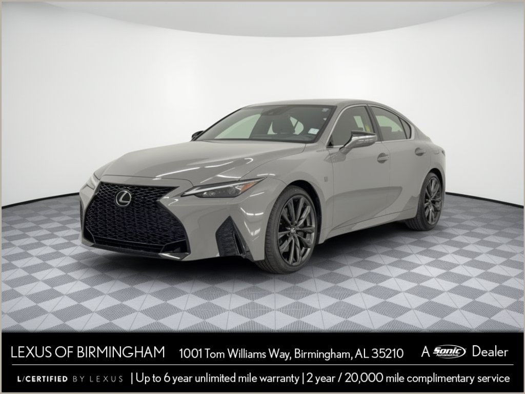 Certified 2025 Lexus IS 350 F Sport w/ Accessory Package RWD image 1