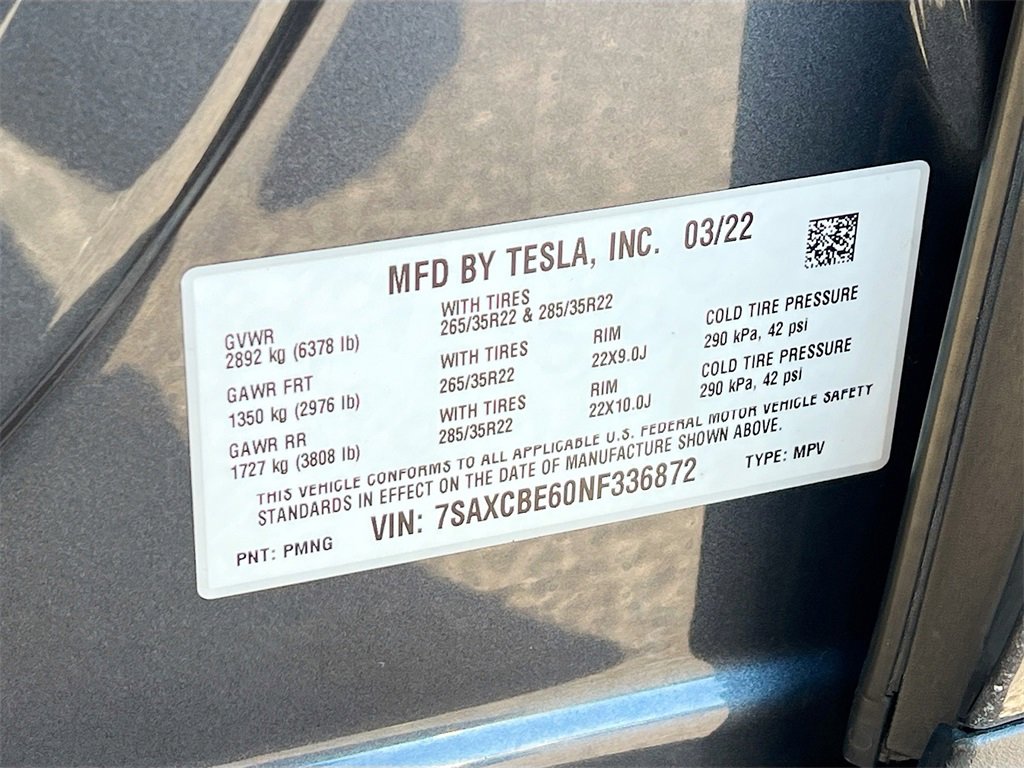 Used 2022 Tesla Model X Plaid image 32