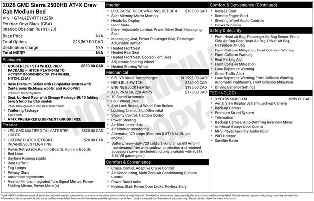 Certified 2026 GMC Sierra 2500 AT4X AWD/4WD image 39