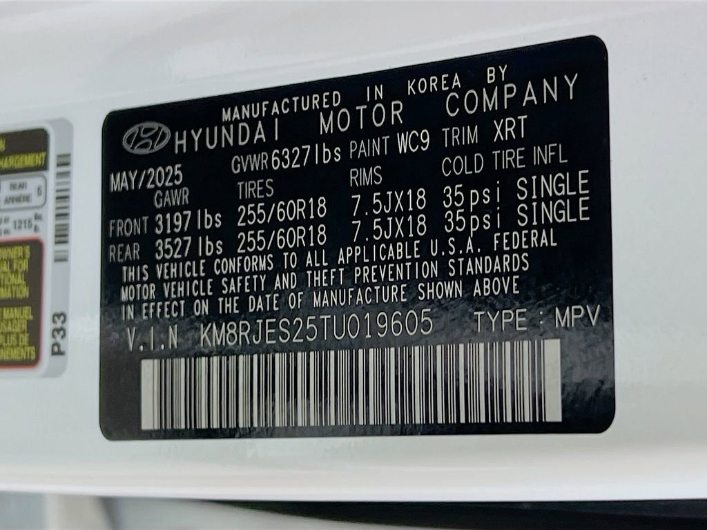 Certified 2026 Hyundai Palisade XRT Pro AWD/4WD image 28