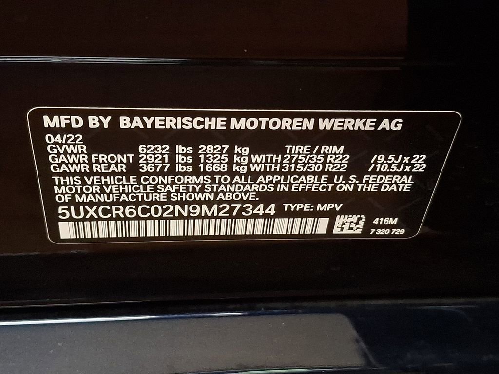 Certified 2022 BMW X5 xDrive40i w/ M Sport Package image 27