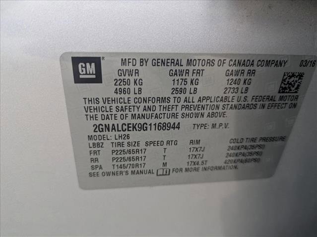 Used 2016 Chevrolet Equinox LT image 15