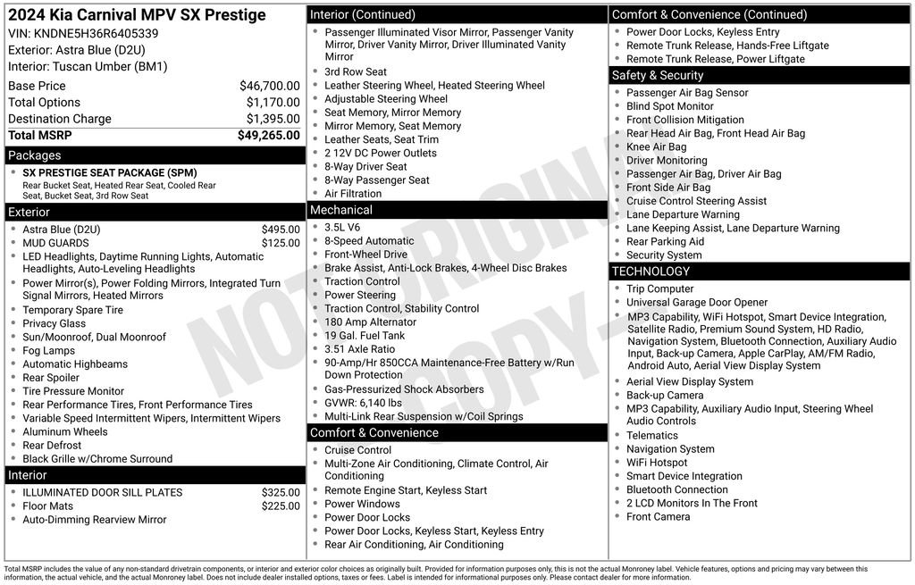 Used 2024 Kia Carnival SX Prestige FWD image 4