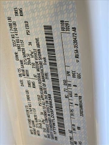 New 2025 Ford F150 Platinum w/ Equipment Group 702A High image 19