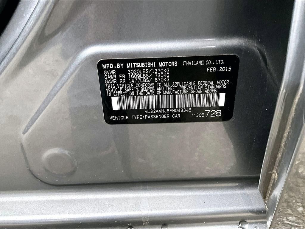 Used 2015 Mitsubishi Mirage ES image 26