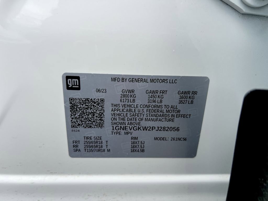 Used 2023 Chevrolet Traverse LT w/ Rear Camera Mirror Package AWD/4WD image 28