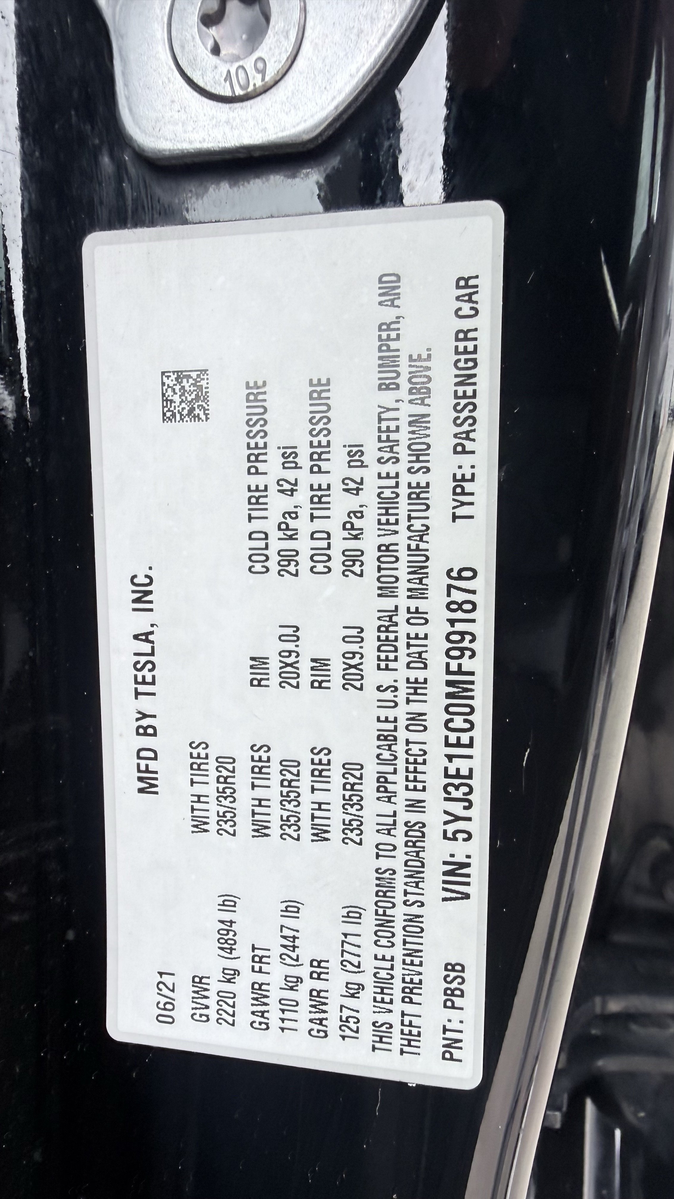 Used 2021 Tesla Model 3 Performance AWD/4WD image 16