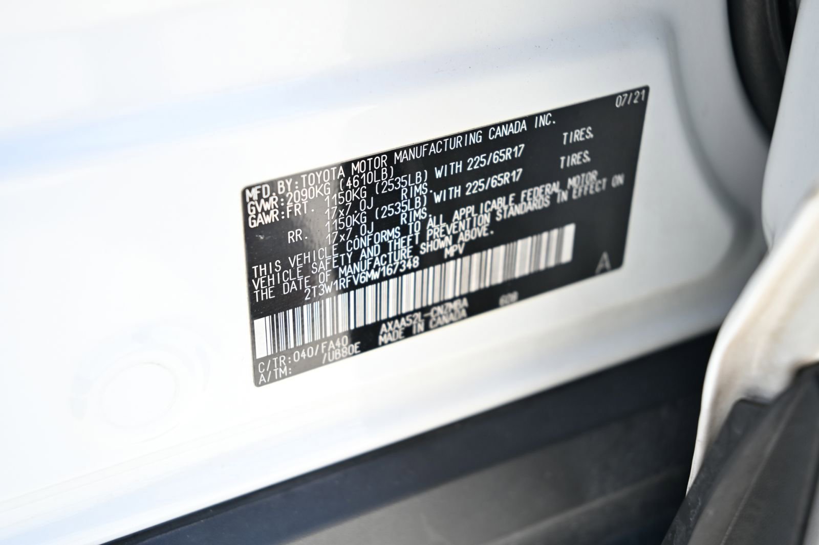 Used 2021 Toyota RAV4 XLE w/ Convenience Package FWD image 34