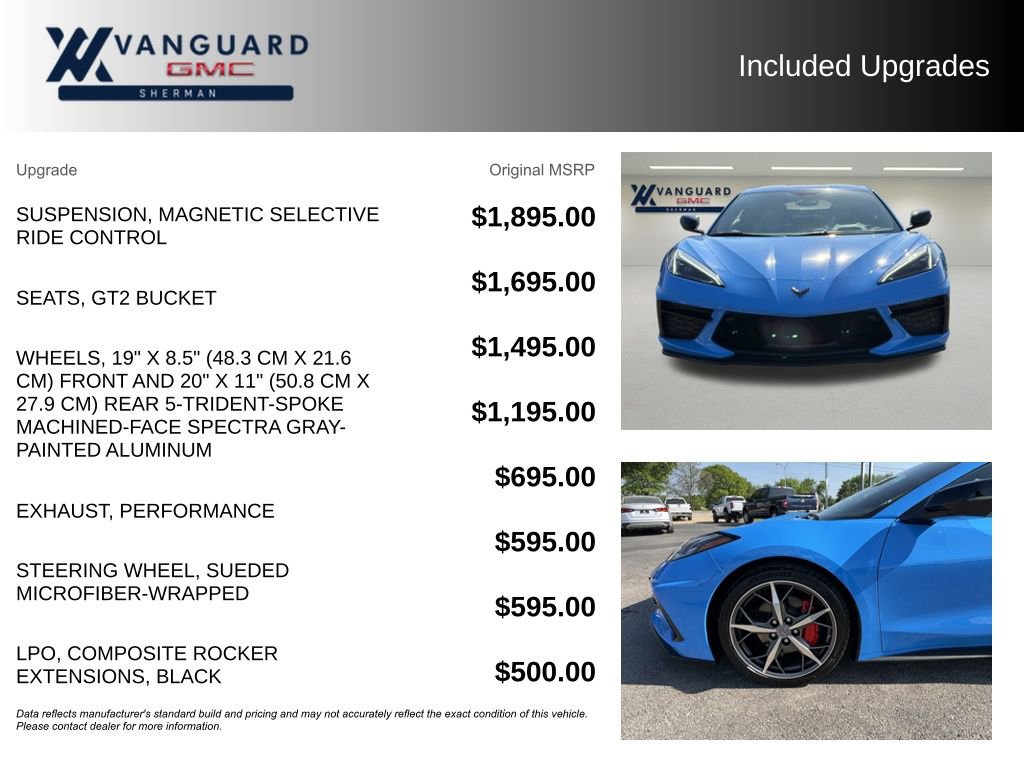 Used 2023 Chevrolet Corvette Stingray Preferred Cpe w/ Battery Protection Package image 9