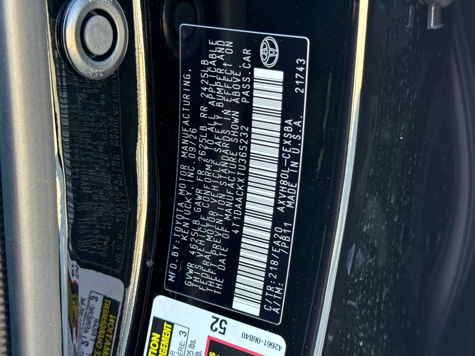 New 2026 Toyota Camry SE w/ Multimedia Upgrade Package FWD image 69