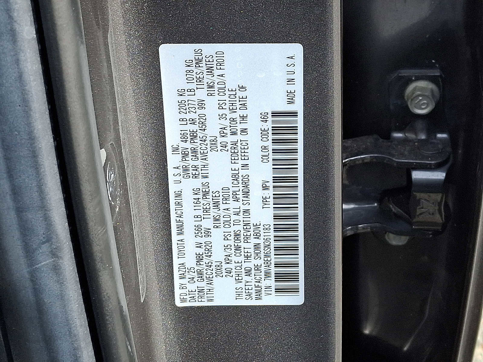Certified 2025 MAZDA CX-50 AWD 2.5 S w/ Cargo Package image 27