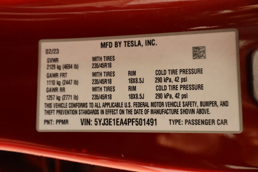 Used 2023 Tesla Model 3 Standard Range image 40