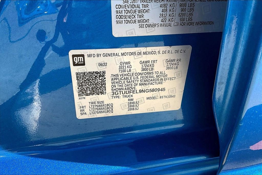 Used 2022 GMC Sierra 1500 AT4X image 45