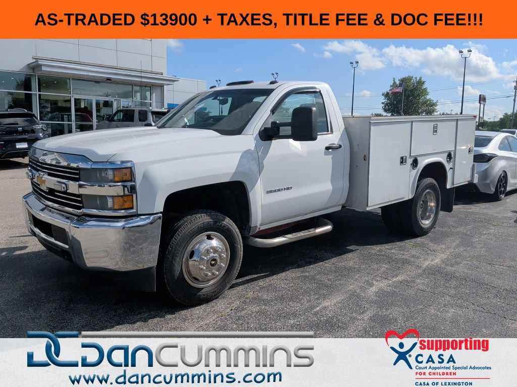 Used 2015 Chevrolet Silverado 3500 W/T RWD image 1