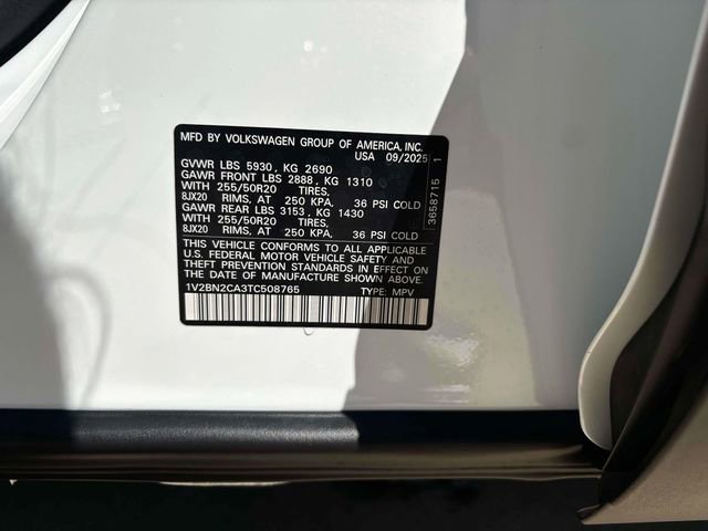 New 2026 Volkswagen Atlas SEL image 25