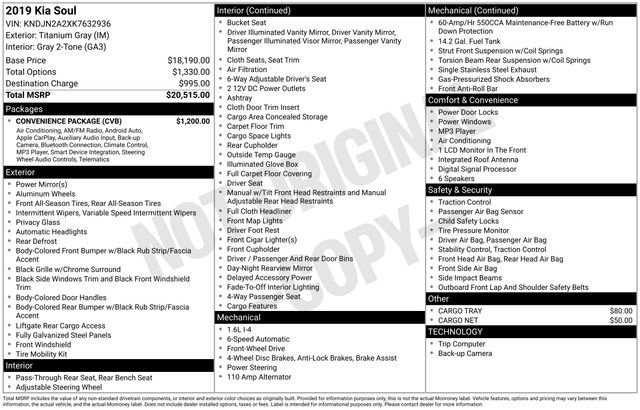 Used 2019 Kia Soul w/ Convenience Package image 27