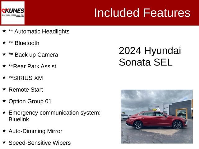 Used 2024 Hyundai Sonata SEL image 3
