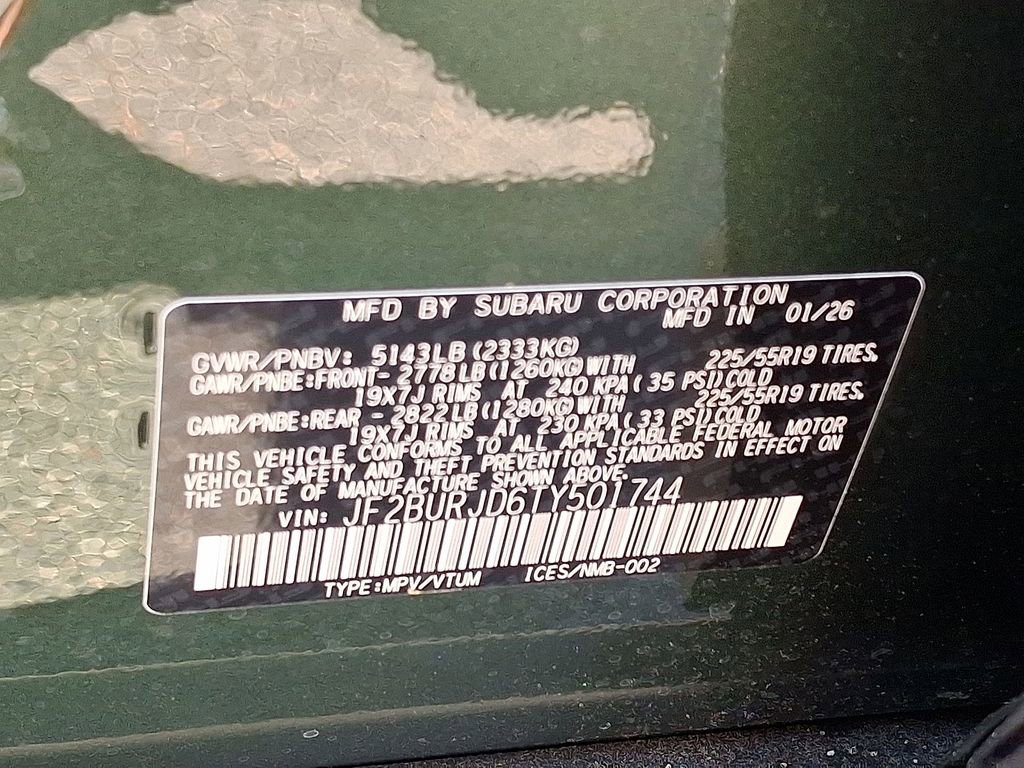 New 2026 Subaru Outback Touring XT AWD/4WD image 18