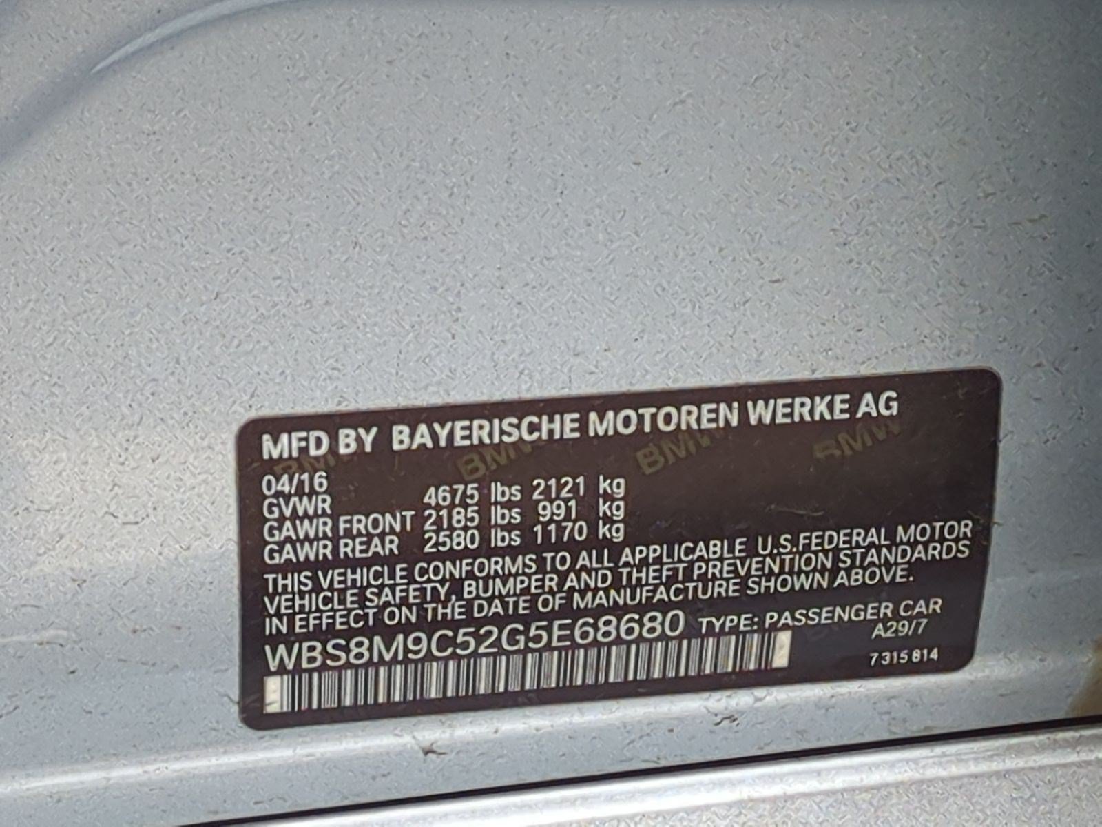 Used 2016 BMW M3 RWD image 35