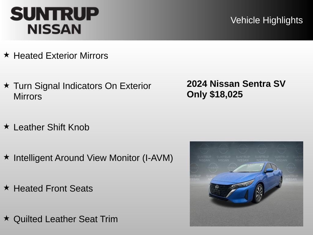Used 2024 Nissan Sentra SV w/ SV Premium Package FWD image 23