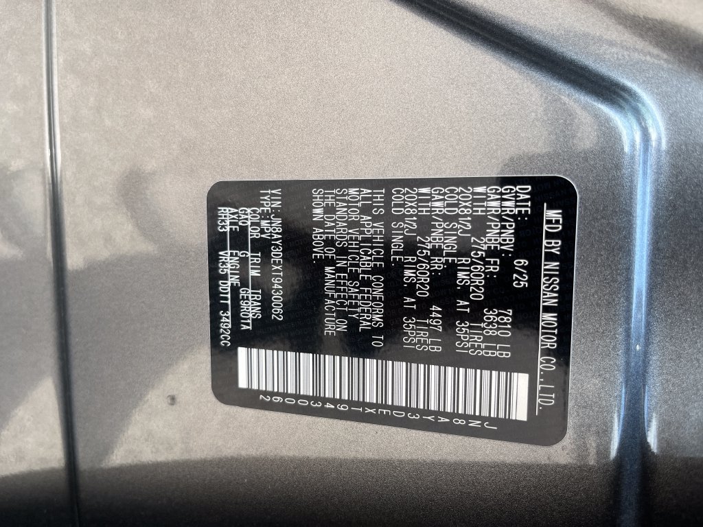 Certified 2026 Nissan Armada PRO-4X AWD/4WD image 33