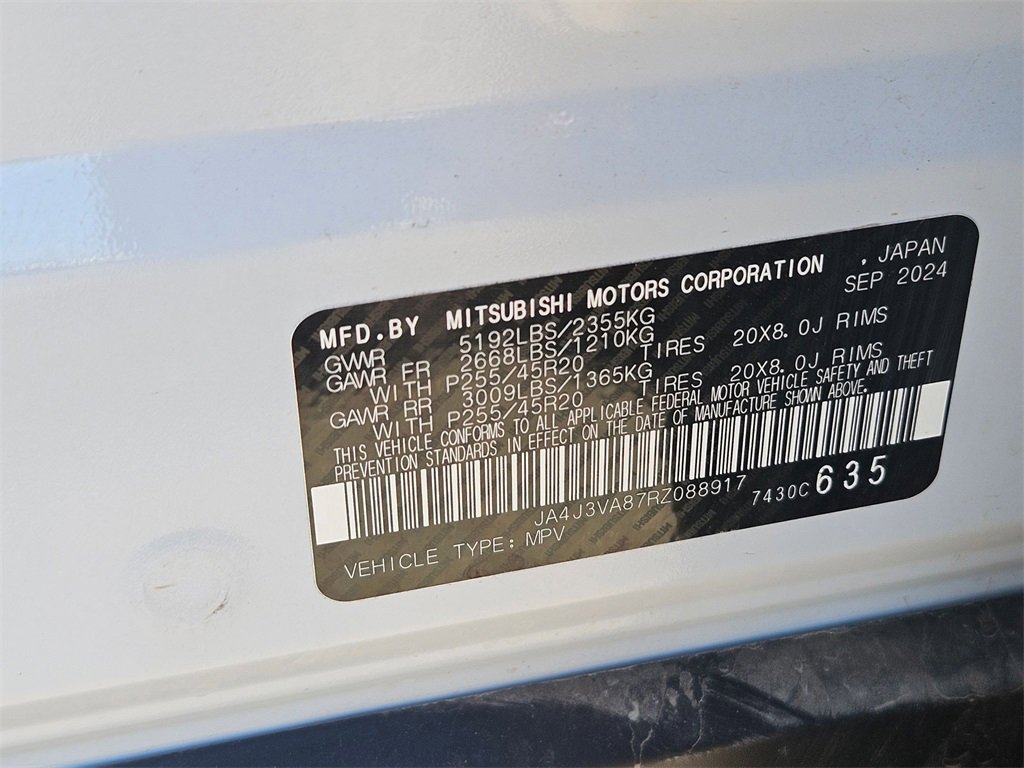 Used 2024 Mitsubishi Outlander SE Black Edition image 31